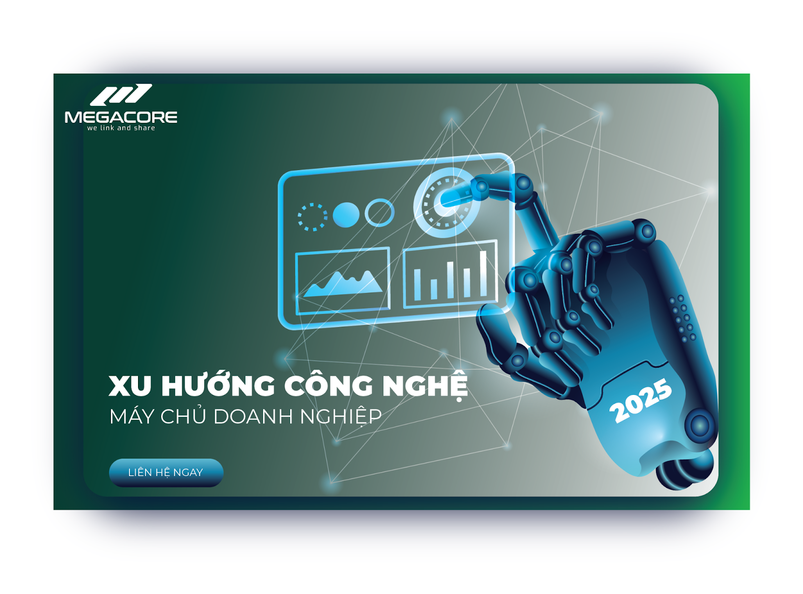 Giải pháp máy chủ vật lý mạnh mẽ – Giá thành hợp lý, vận hành ổn định cùng Megacore