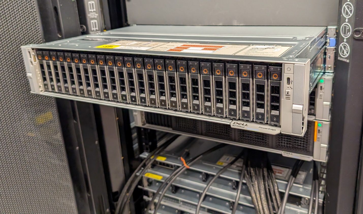 Dell PowerEdge R7225xd Ejected