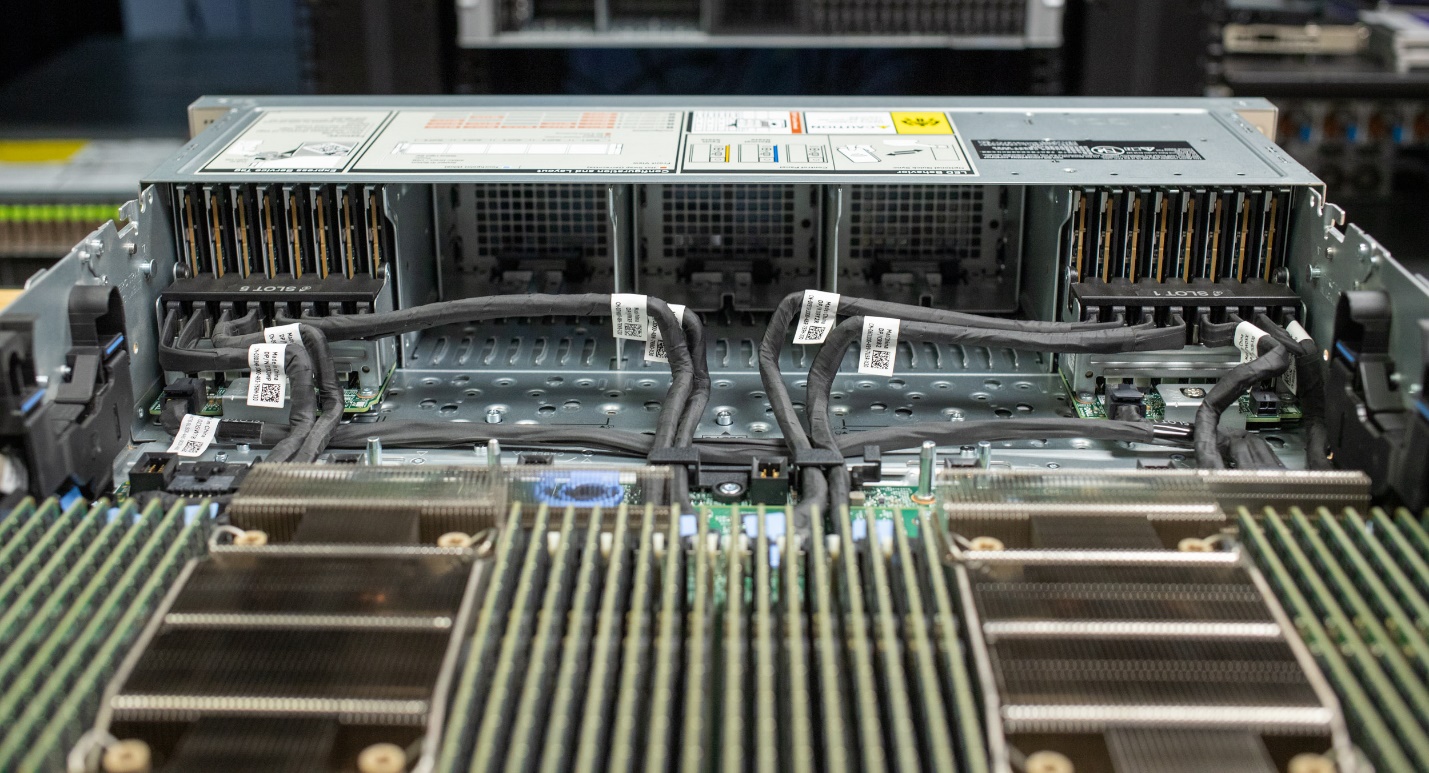 Dell PowerEdge R770 SSD rear view